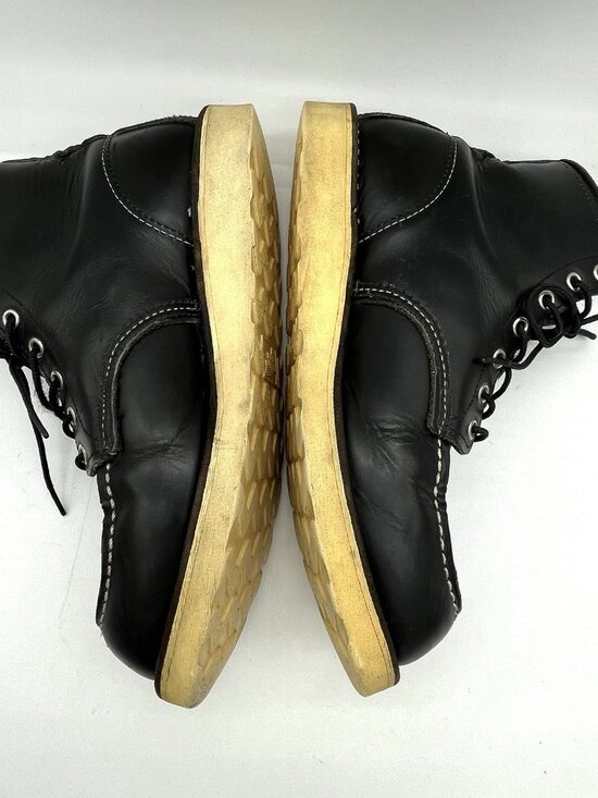 Red Wing Boots 8130 Classic Moc Leather Black Made in USA  Men Size 8E main image 11